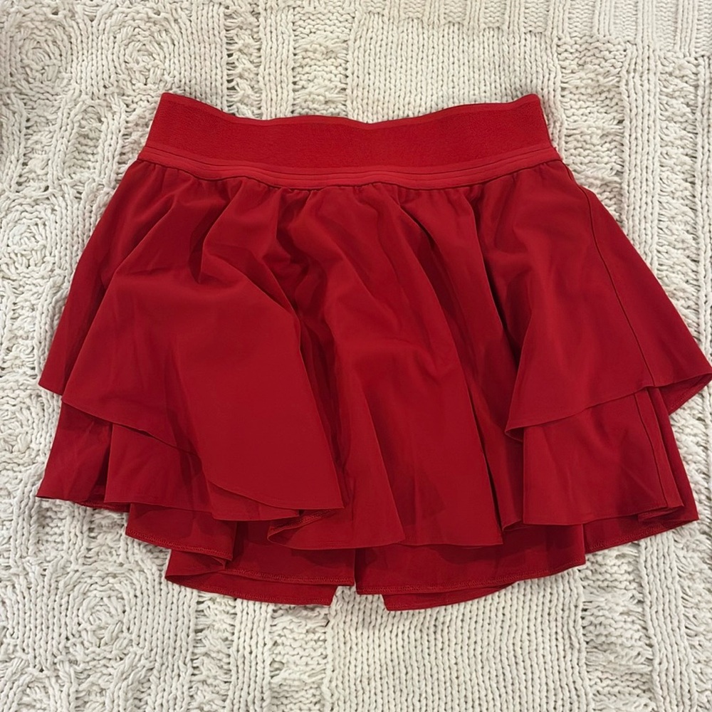 lululemon red skirt